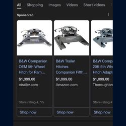 B&W 5th Wheel Tow Hitch