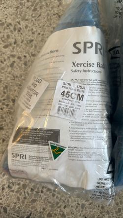April 45cm blue stability ab ball workout equipment