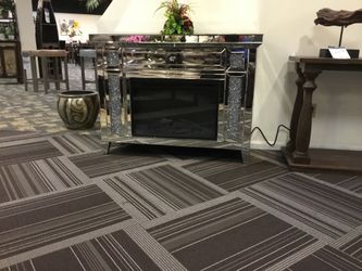 Beautiful mirror fireplace