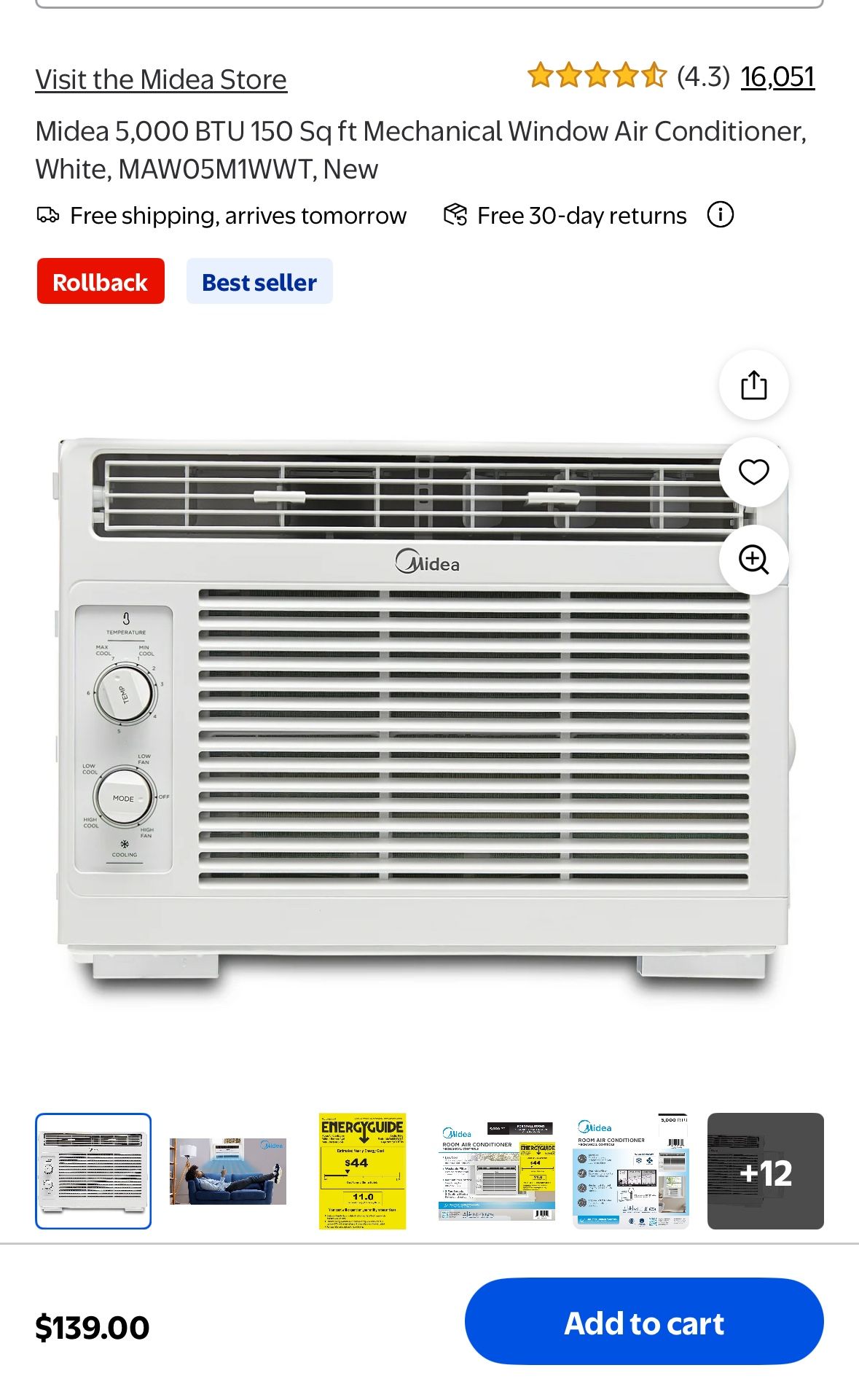 Brand New Window AC Unit