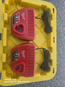Milwaukee M12 battery chargers