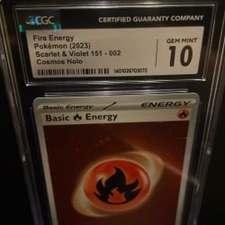 CGC 10 Fire ENERGY 151 English