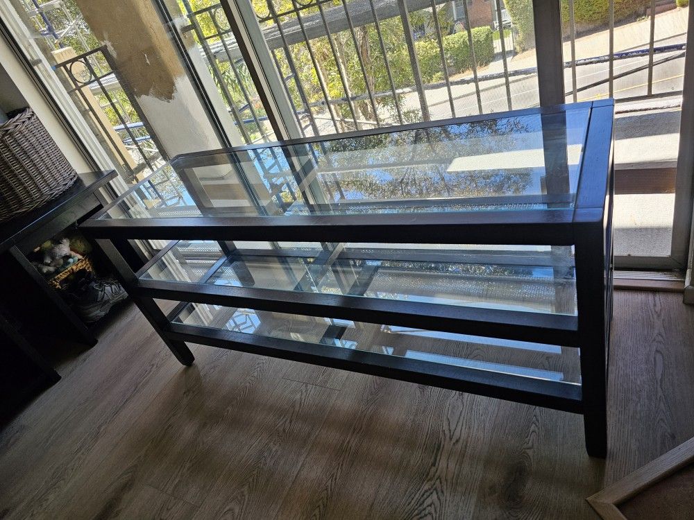Glass Console Table