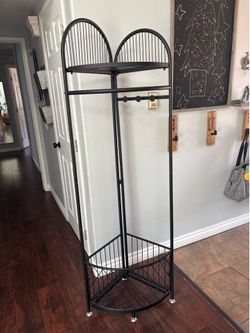 Black Metal Coat Hanger