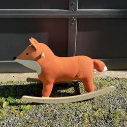 Pottery Barn Fox Baby Rocker