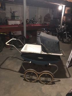 Vintage baby stroller