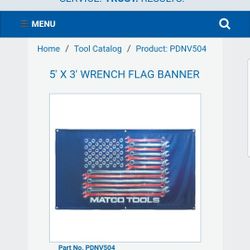 Matco Tools Wrench American Flag
