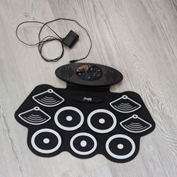 Electronic Rock And Roll Drum Set Battery And USB Power
