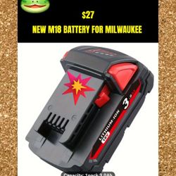 🐦‍🔥 NEW BATTERY M18 FOR MILWAUKEE 