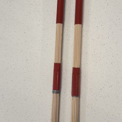 1 Pair Of Promark Hot Rods Bundled Dowel Multi Rod Drumsticks