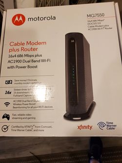 Cable Motem Router