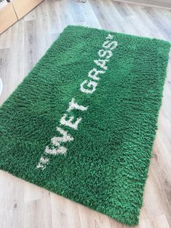 Off-White Virgil Abloh IKEA Collab Rug Wet Grass