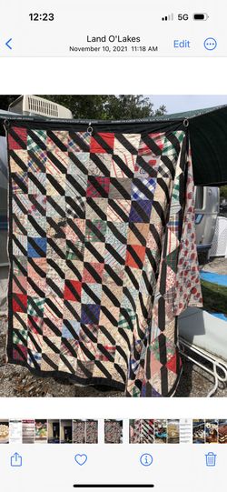 1950s Antique cotton Patch Work Quilt hand Pieced
