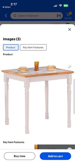 Tile and wood dining/kitchen table