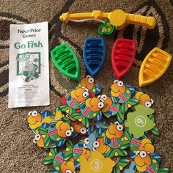 Vintage Fisher Price Go fish game