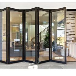 Aluminum Bi-Folding Patio Doors 