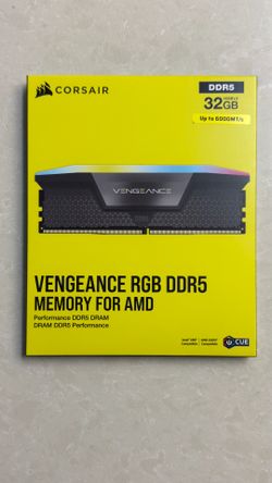 Corsair Vengeance RGB DDR5 RAM - 32 GB 6000 MT/s - Sealed in Box
