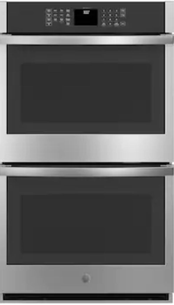 GE  Smart 30-in Self-Cleaning Double Electric Wall Oven (Stainless Steel) Model #JTD3000SNSS…brand New…remodel your Kitchen 