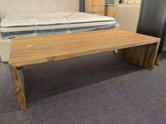 60”Solid wood coffee table，$550