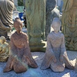 Concrete Buddha Statue / Cement Garden Backyard Buddhas