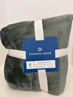 Green KING SIZE Plush Blanket