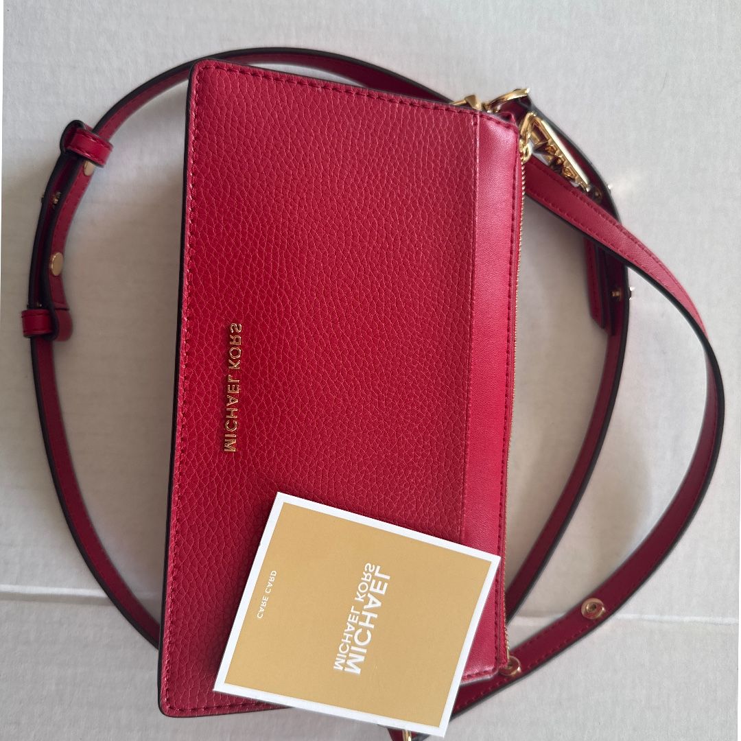 Michael Kors Empire Crimson LG Come Cody Leather Bag 32H3G8EC7L
