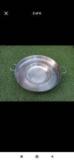 Ballington Cazo Comal – Stainless Steel – 21" – Para Carnitas