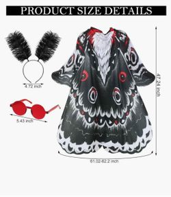 New Adult Mothman Custume