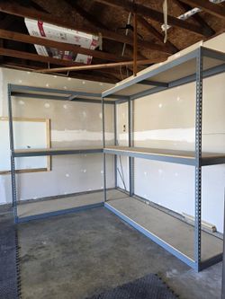 Industrial Racks 84 in W x 24 in D Used Heavy Duty 3 Tier Storage Shelving Stronger Than Homedepot Lowes And Costco Delivery Available
