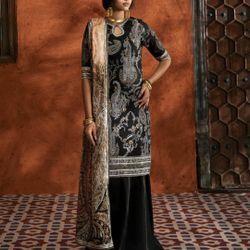 Indian Pakistani Tradition Designer Shalwar Kameez Embroidery Cotton 