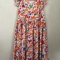 Lot Of 8 Dresses Toddler  And 1 Overall 