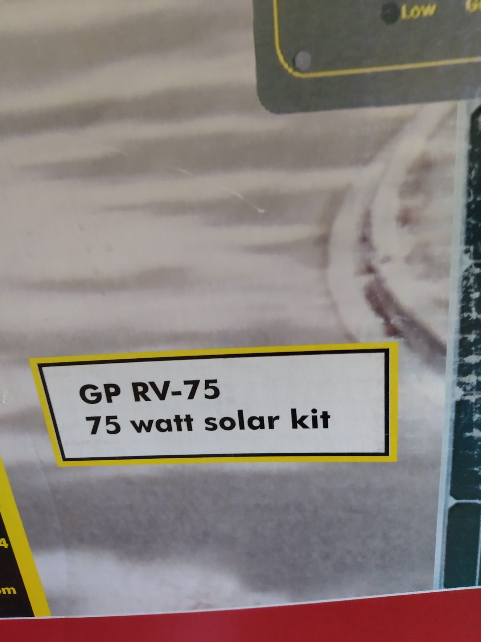 Photo Solar kit power system
