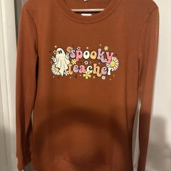 New Sweatshirt, Spooky Teacher Size Small