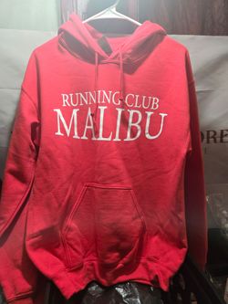 Malibu Running Club Red Hoodie size:S