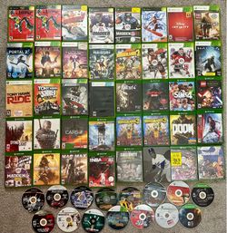 Large Assorted XBOX Games Lot