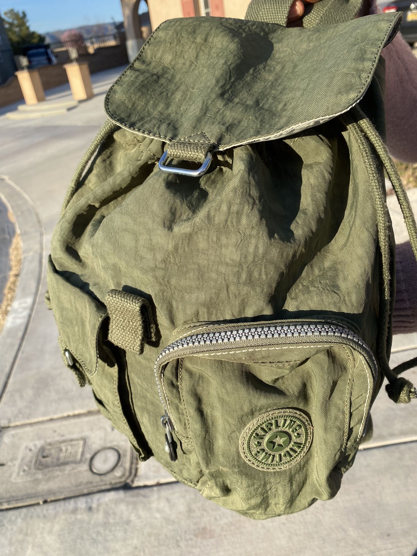 Kipling Brand Backpack With keychain 