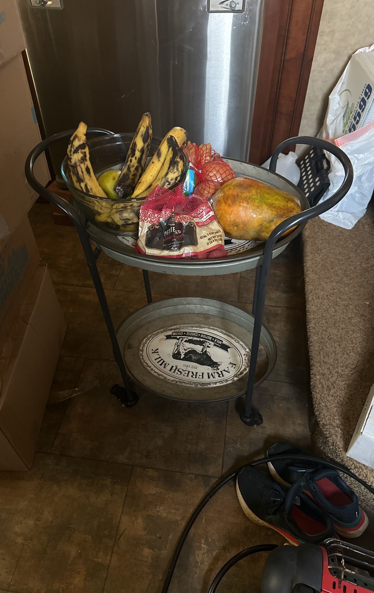 Fruit Vegetables Basket Storage cart