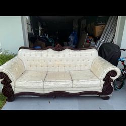 Living Room Set Couch Love Seat And Chair Italian Made 