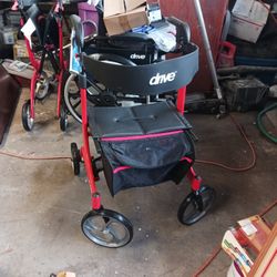 "Rollator Ambulateur" Rolling Foldable Walker