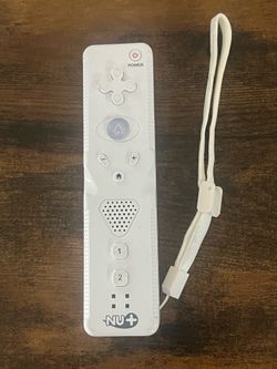 #6 Used WHITE Wii Remote for Nintendo Wii Console motion sensor NU+ plus