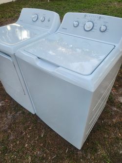 GE SUPER CAPACITY WASHER AND DRYER MATCHED SET  - FREE DELIVERY