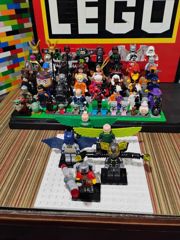 LEGO Minifigures. ($5-$50 each)