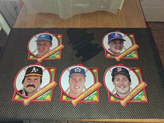 10 baseball tara Corporation photos and stands selling as a bundle. All sales final.
