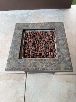 Steel Propane Outdoor Fire Pit Table