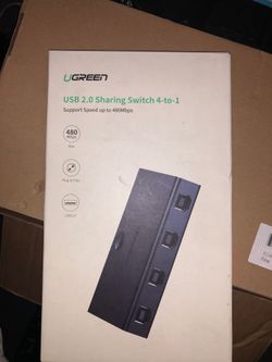 UGREEN USB 2.0 sharing switch 4-to-1