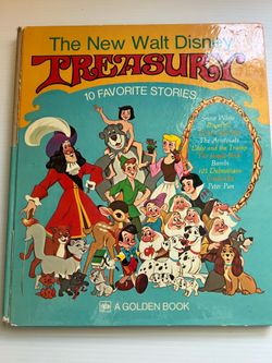 VTG 1971 "Giant Golden Book" titled The New Walt Disney Treasury.see pic for size
