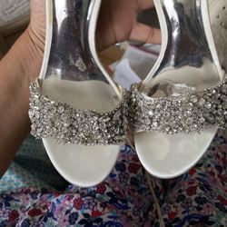Badgley Mishka Embedded Sandals 7.5
