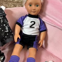 Our Generation Doll With Boy Outfit 