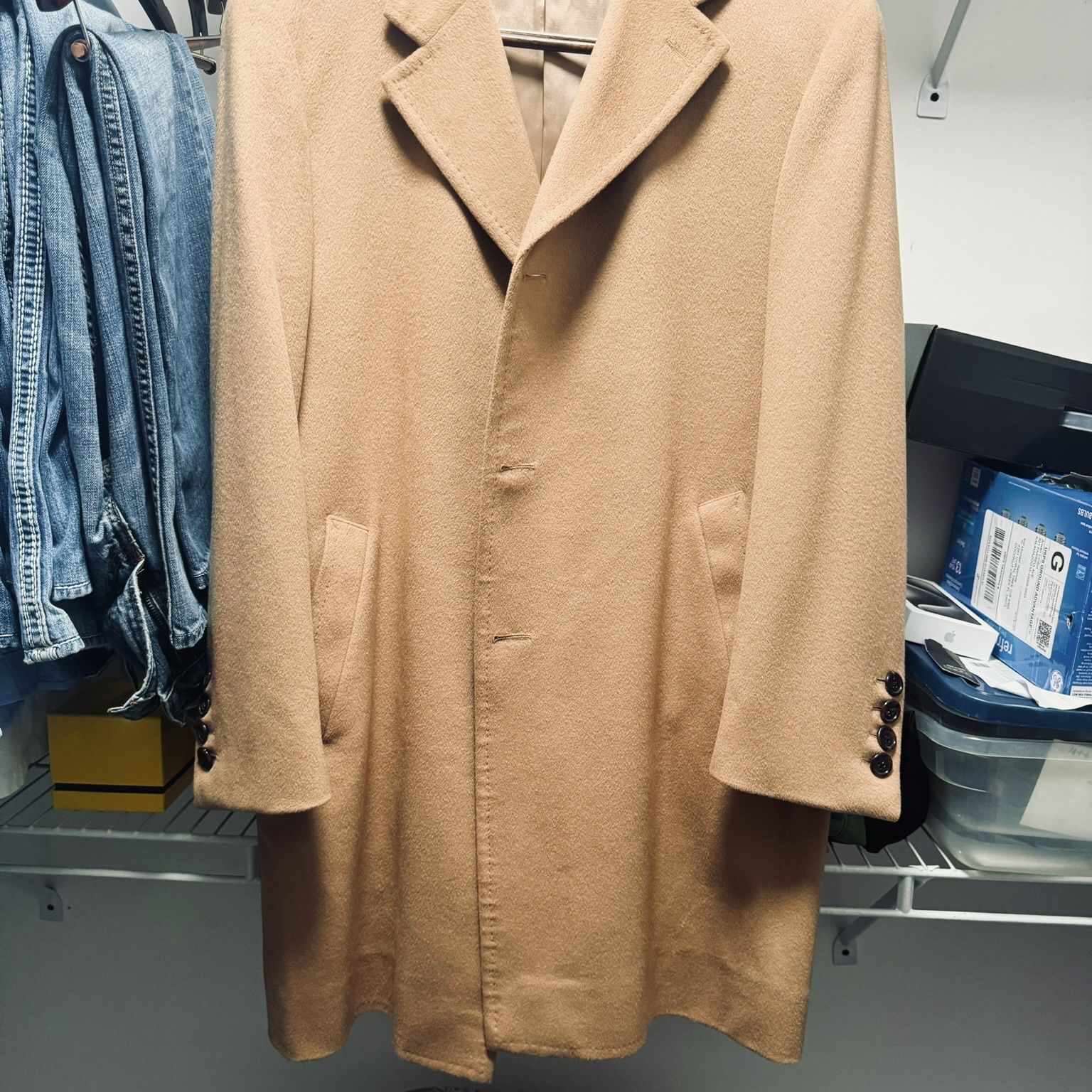 Lg Cashmere Overcoat …