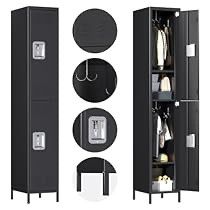 Locker Organizer with 18 Doors, Metal Lockers